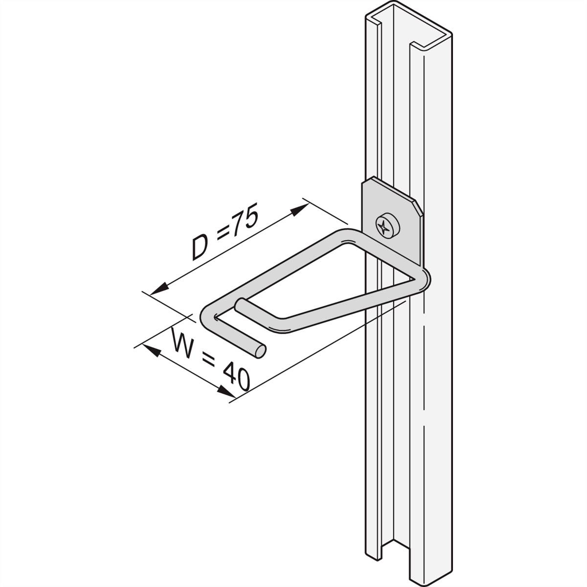 NVent SCHROFF 20118554 Kabelführung 1St.