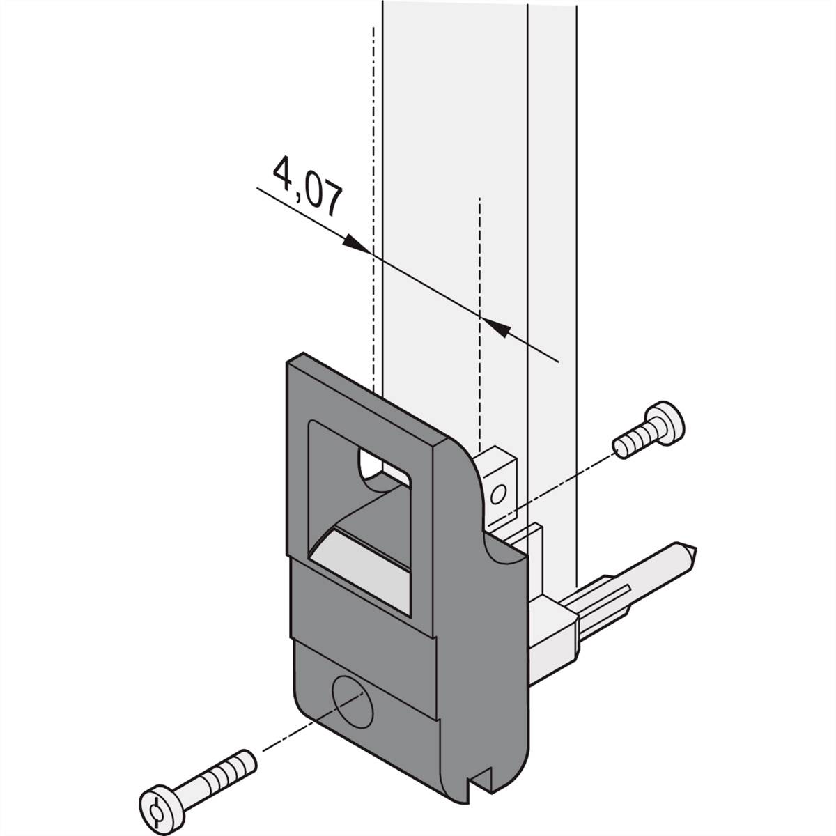 NVent SCHROFF 20817655 Griff 1St.