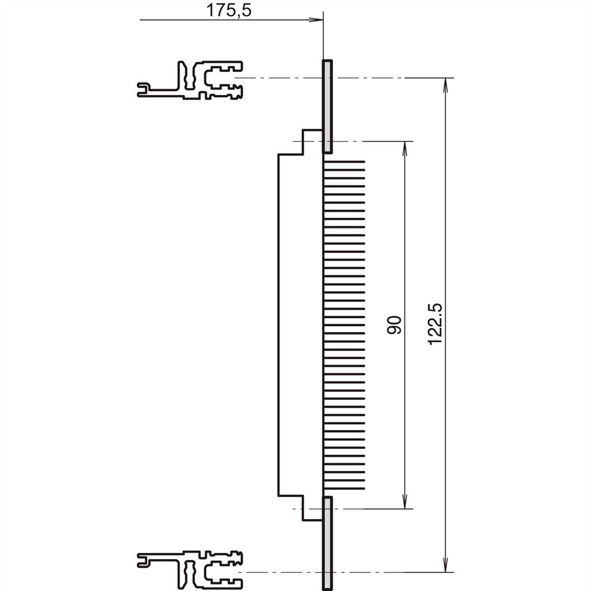 NVent SCHROFF 20822049 19 Zoll Netzwerkschrank-Schienen