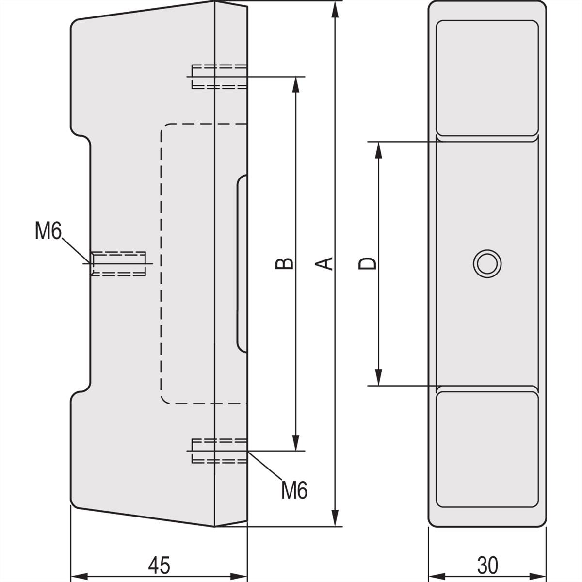 NVent SCHROFF 20823669 Fuß 2St.