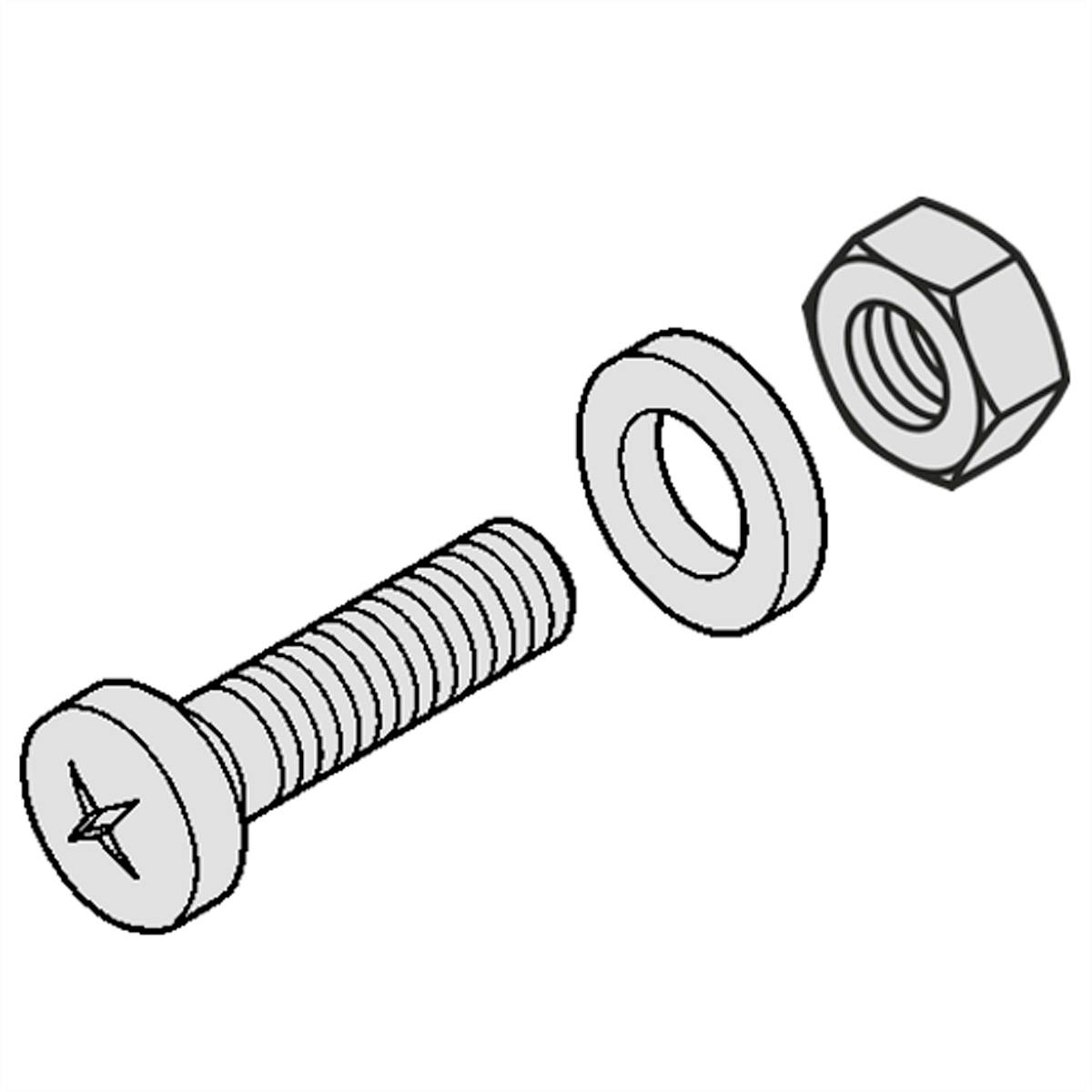 NVent SCHROFF 21100404 Befestigungskit 5St.