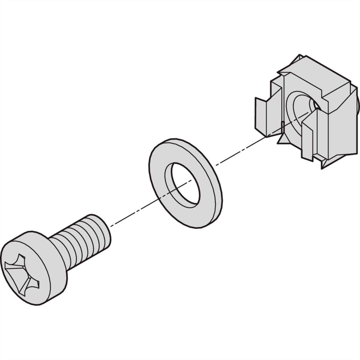 NVent SCHROFF 21100435 Befestigungskit 7St.