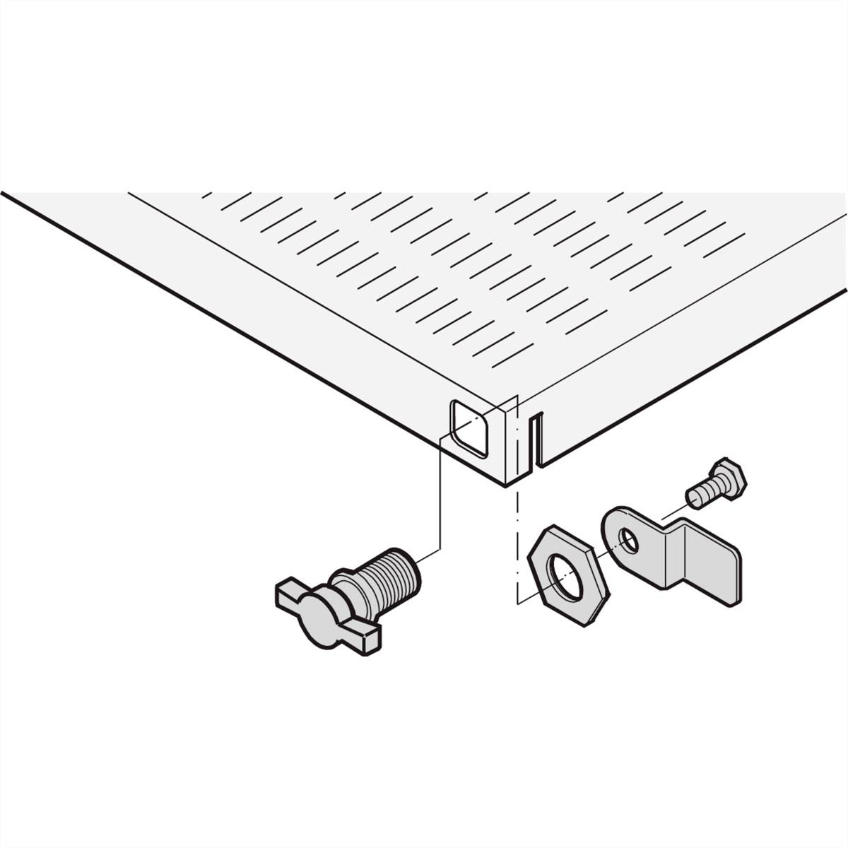 NVent SCHROFF 21101132 Befestigungskit 3St.