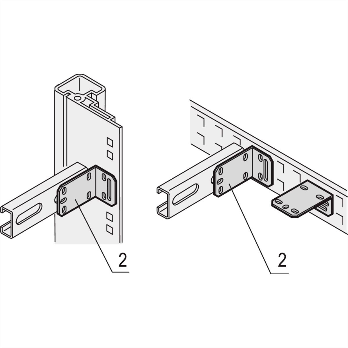 NVent SCHROFF 21120145 Befestigungskit 2St.