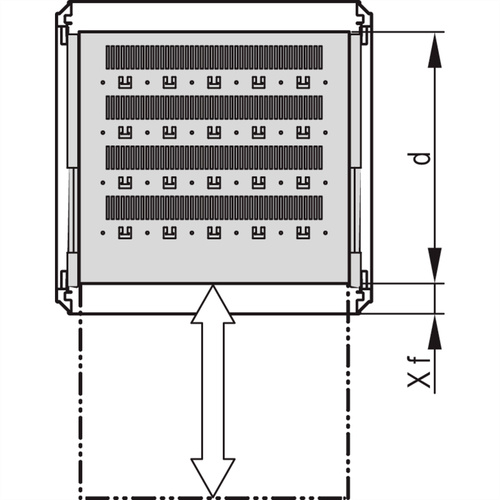 Schroff 22130353 Geräteboden (B x T) 400mm x 477mm 1St.