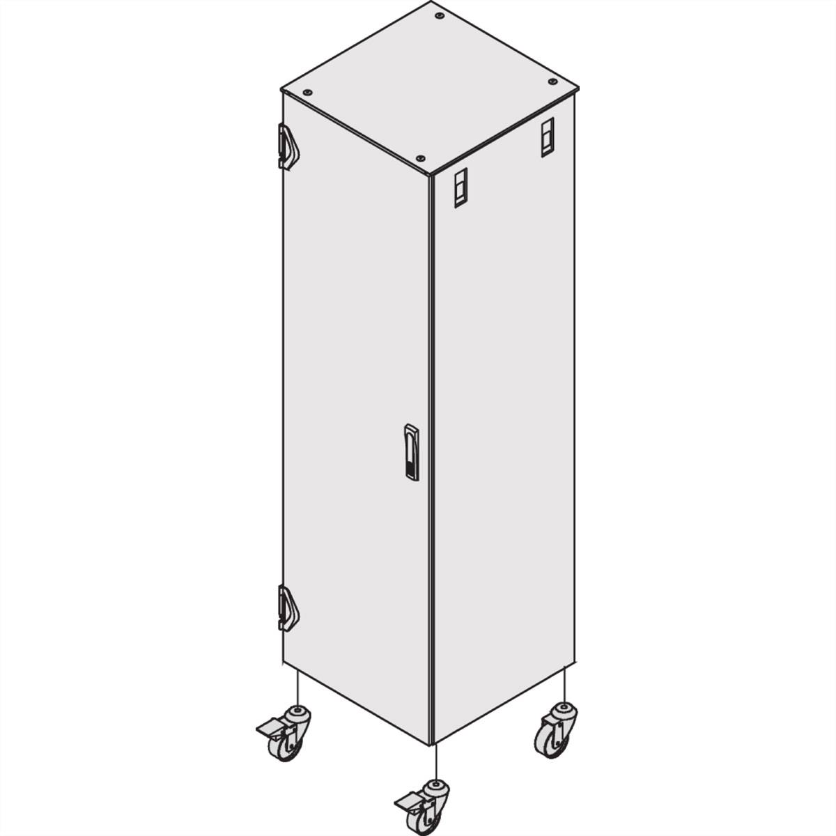 NVent SCHROFF 23130077 19 Zoll Netzwerkschrank-Rollensatz