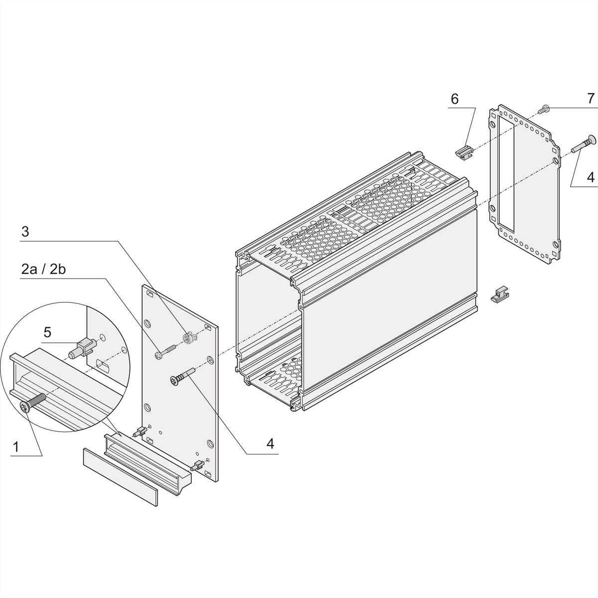 NVent SCHROFF 24812100 19 Zoll Montagematerial