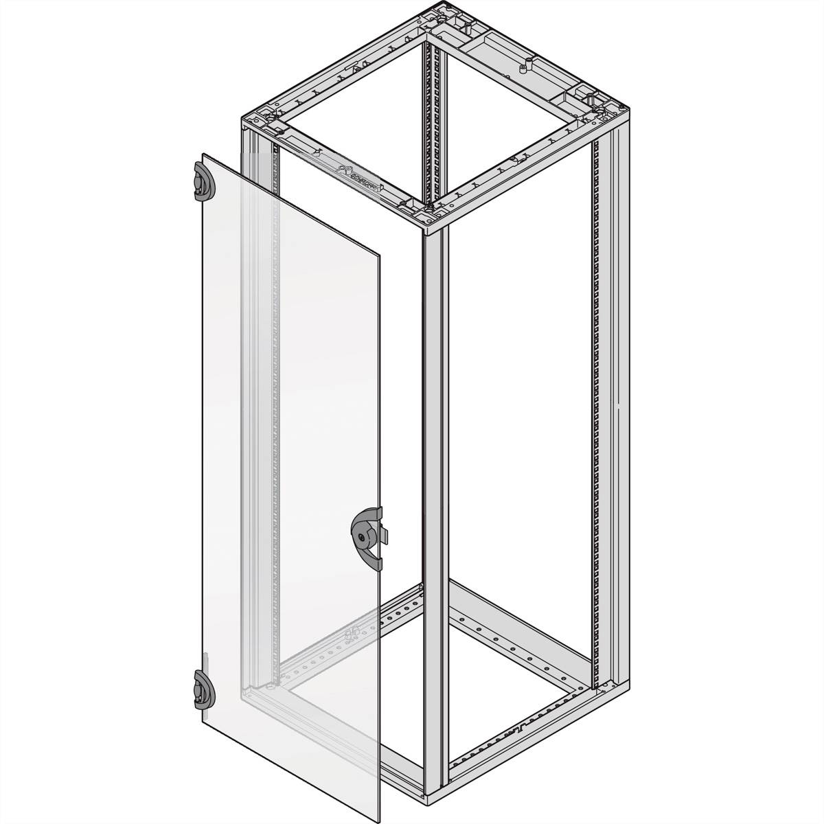 NVent SCHROFF 27230006 19 Zoll Netzwerkschrank-Sichttür