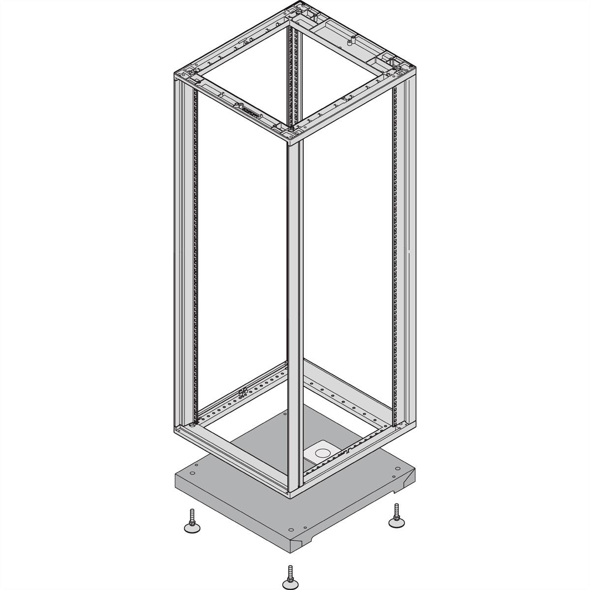 NVent SCHROFF 27230070 19 Zoll Netzwerkschrank-Sockel