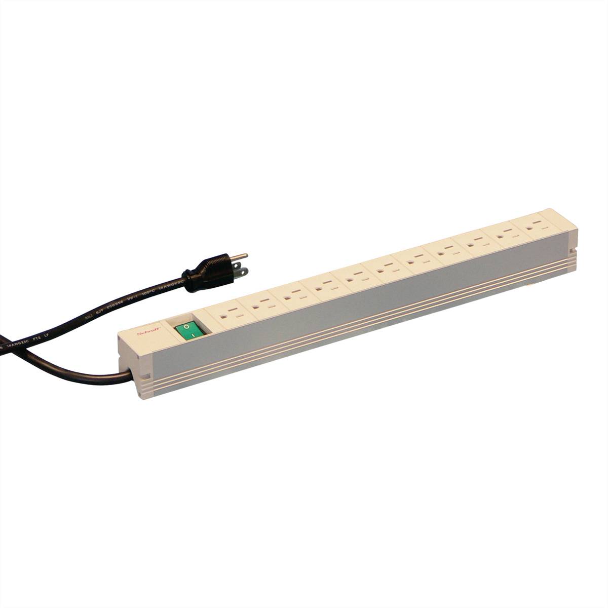 NVent SCHROFF 60110242 19 Zoll Netzwerkschrank-Steckdosenleiste