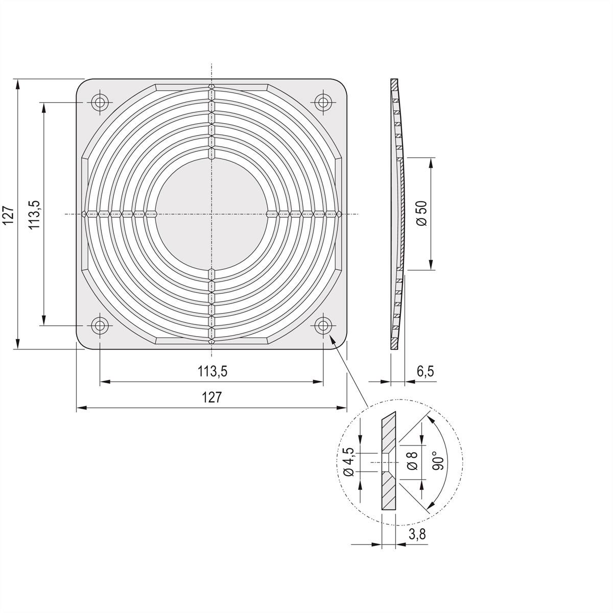 NVent SCHROFF 60225053 19 Zoll Montagematerial