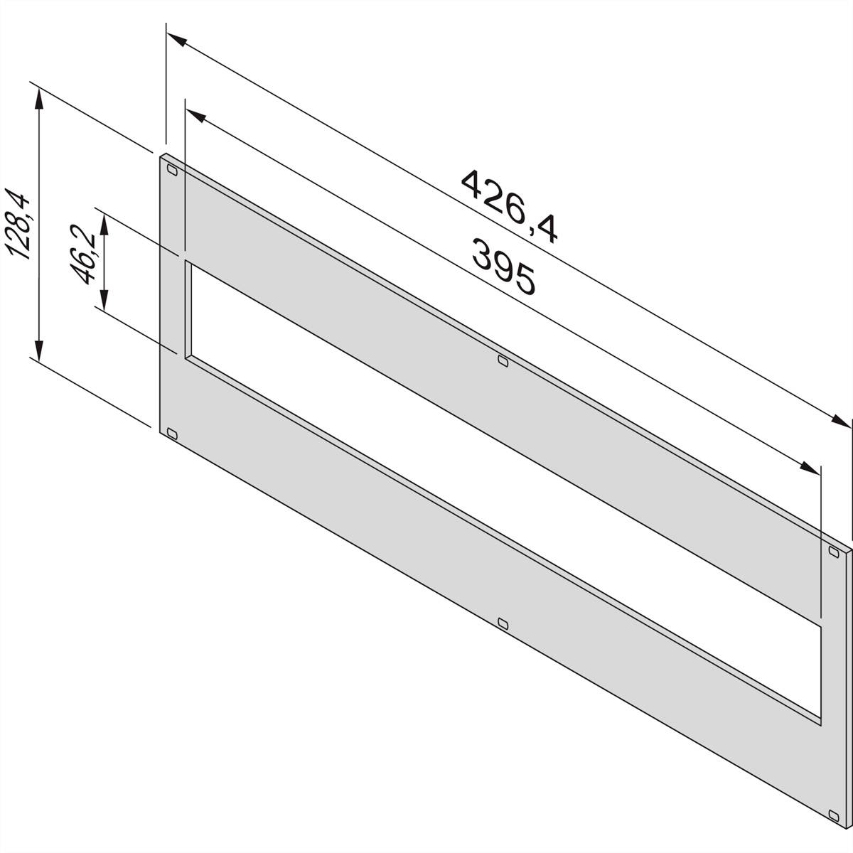 NVent SCHROFF 24563096 Frontplatte 1St.