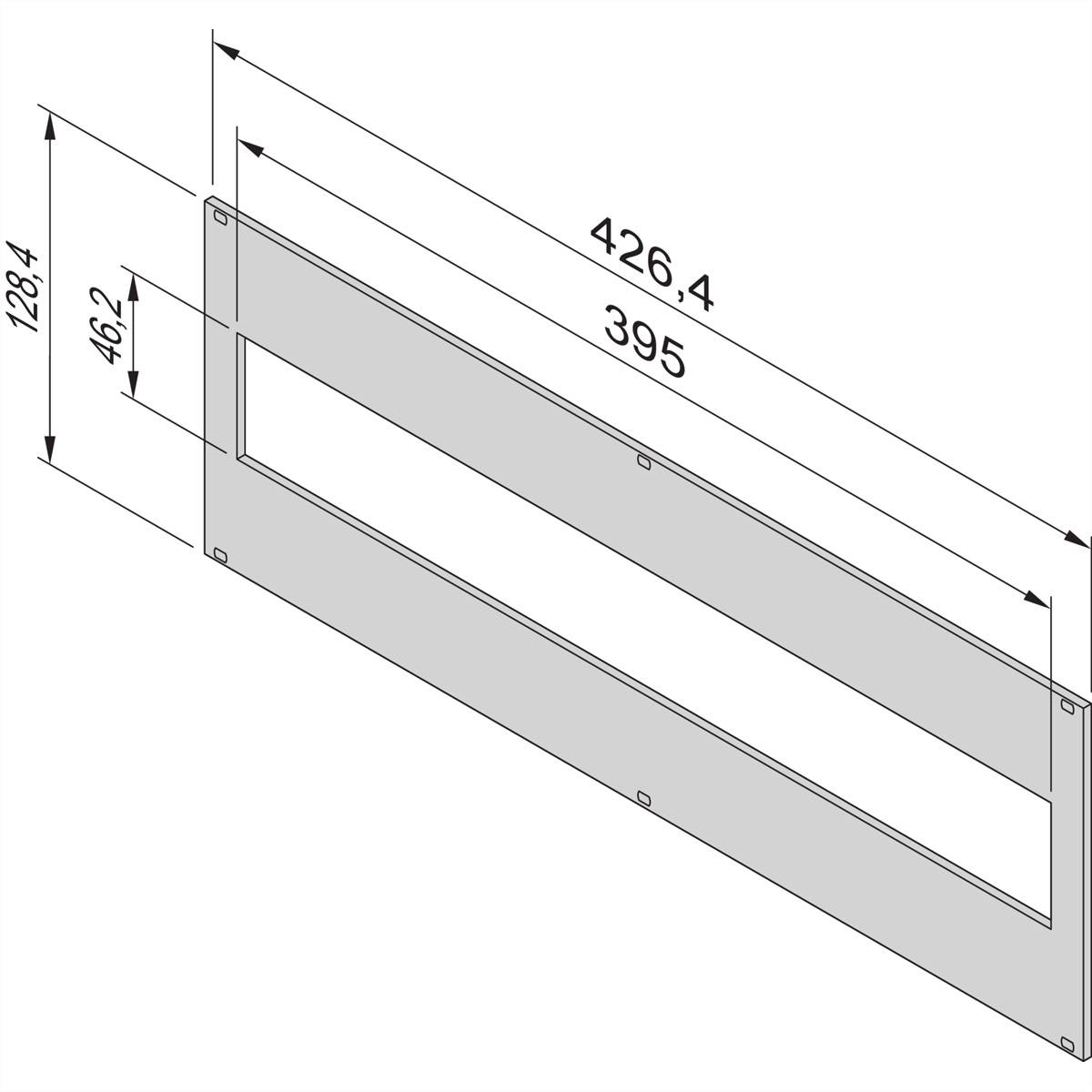 NVent SCHROFF 24563096 Frontplatte 1St.