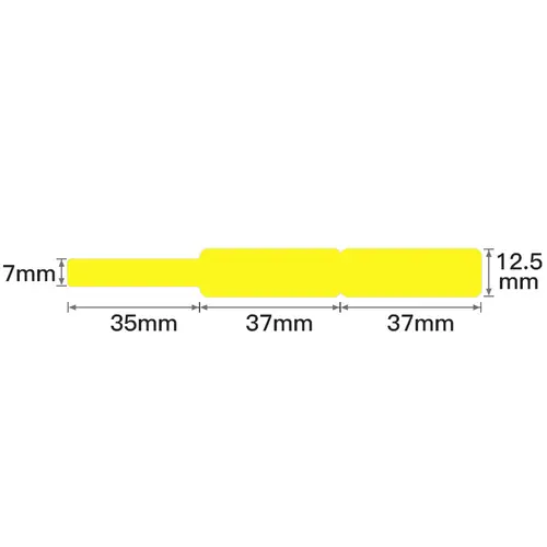 NIIMBOT Etiketten (Rolle) 72 x 12.5mm Gelb 65 St. A2K18638301 Kabel-Etiketten NIIMBOT Etiketten (Rolle) 72 x 12.5mm Gelb 65 St. A2K18638301 Kabel-Etiketten