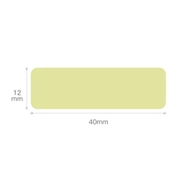 NIIMBOT Etiketten (Rolle) 40 x 12mm Gelb 160 St. A2A68301301 Universal-Etiketten NIIMBOT Etiketten (Rolle) 40 x 12mm Gelb 160 St. A2A68301301 Universal-Etiketten