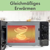 Clatronic MWG 792 Mikrowelle Schwarz 700W Grillfunktion, Timerfunktion Clatronic MWG 792 Mikrowelle Schwarz 700W Grillfunktion, Timerfunktion