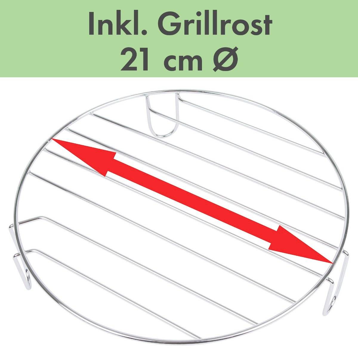 Clatronic MWG 792 Mikrowelle Schwarz 700W Grillfunktion, Timerfunktion