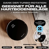 Profi-Care PC-BSR 3108 Saug-und Wischroboter Schwarz Fernbedienbar Profi-Care PC-BSR 3108 Saug-und Wischroboter Schwarz Fernbedienbar