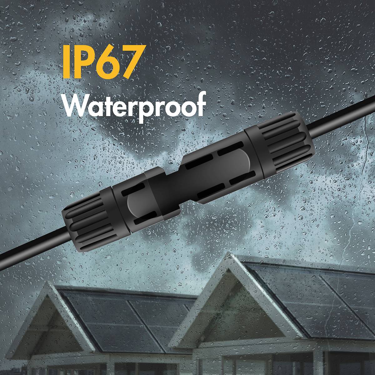 LogiLink PHC0102 MC4/M zu MC4/F Verlängerungskabel Kabellänge 3m