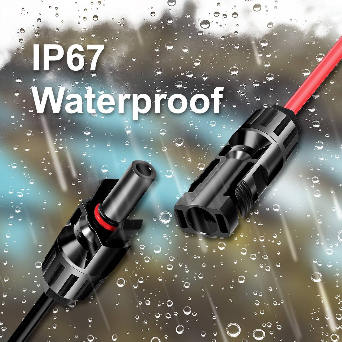 LogiLink PHC0400 DC7909/M zu 2x MC4/MF Solar-Steckverbindung Kabellänge 0.3m