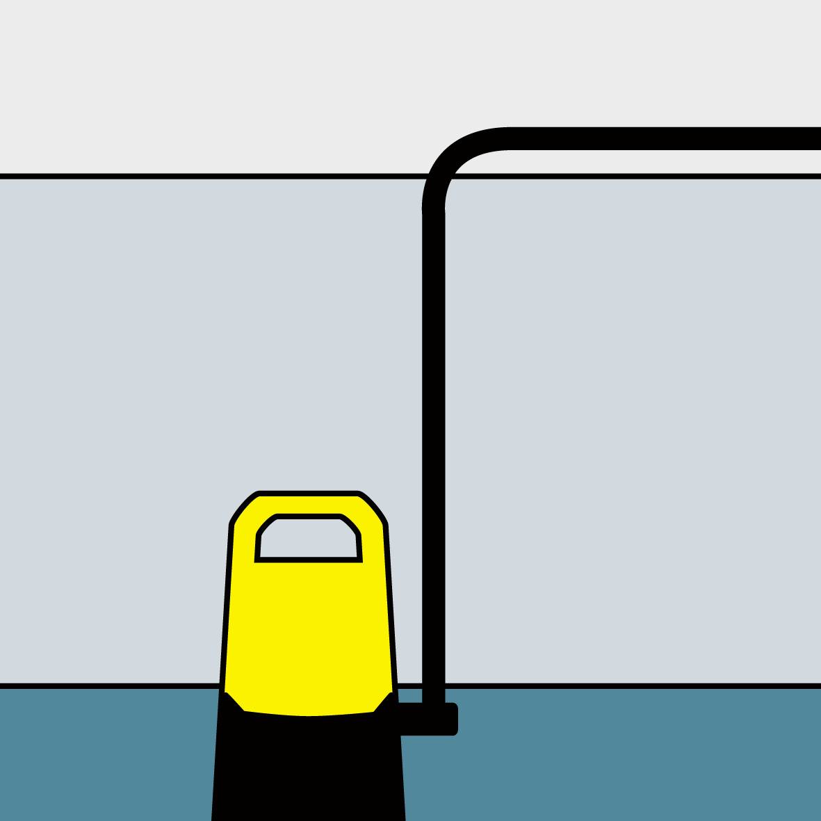 Kärcher Home & Garden 1.645-832.0 SP 16.000 Dual Tauchpumpe mit Schutzkontaktstecker 16000 l/h 9 m