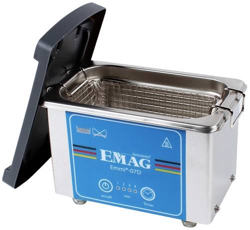 Emag Emmi-07D Ultraschallreiniger Universal 80W 0.5l mit Reinigungskorb