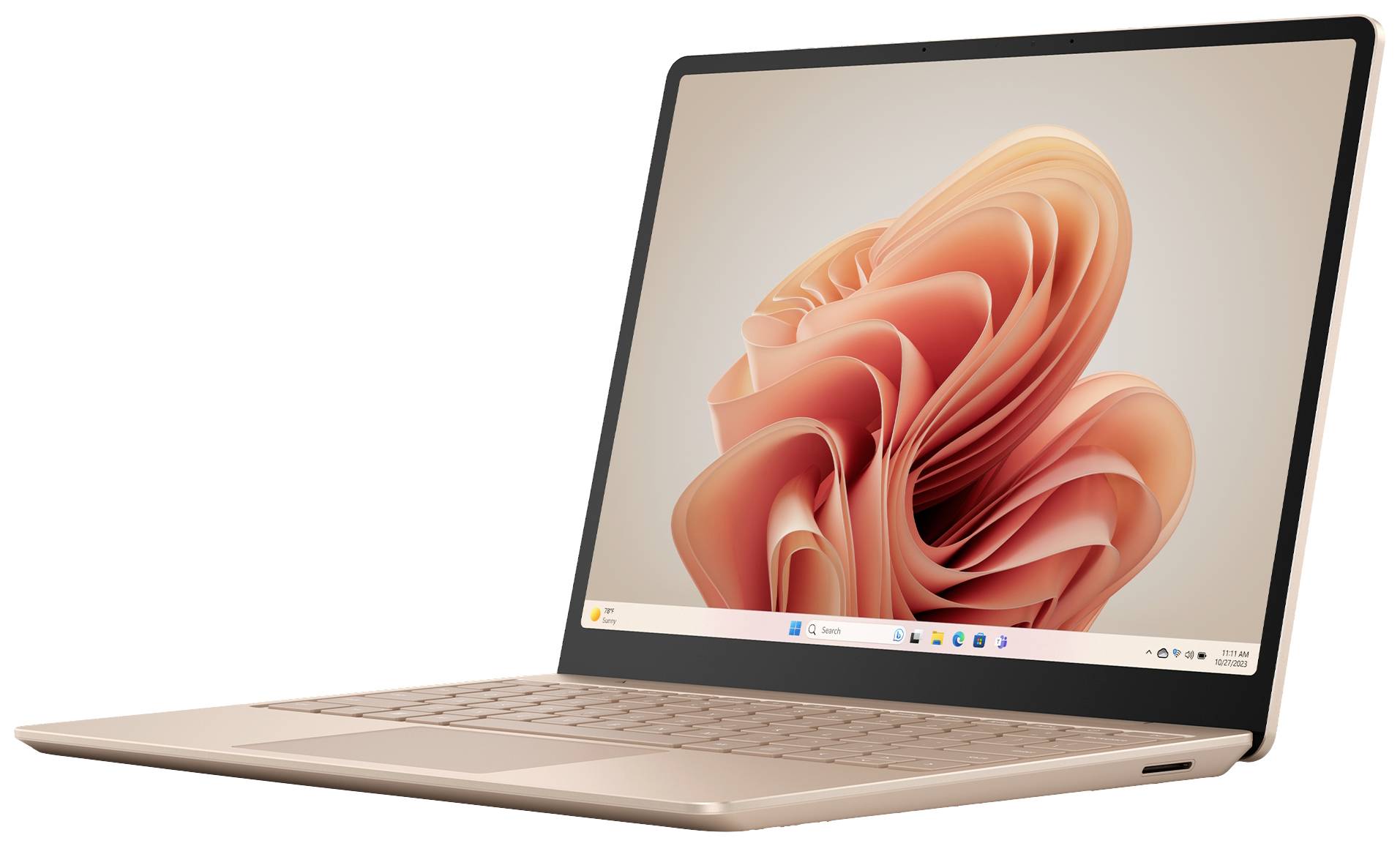 Microsoft Notebook Surface Laptop Go 3 31.5 cm (12.4 Zoll) Intel® Core™ i5 i5-1235U 8 GB RAM 256 GB SSD Deutsch, QWERTZ Sand XK1-00038
