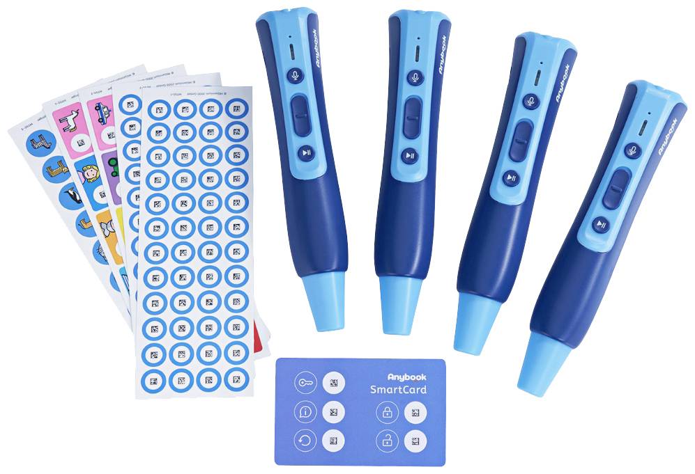 Anybook Audio-digitaler Vorlesestift Pro Klassensatz Deutsch 4 St.