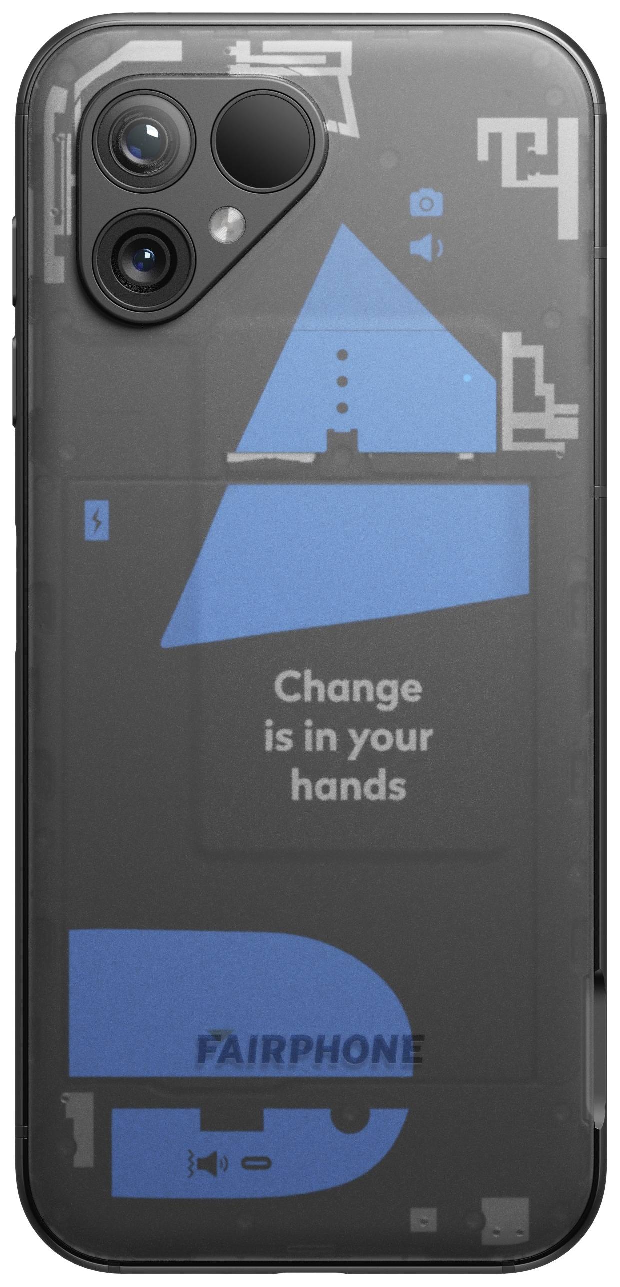 Fairphone 5 256GB Transparent 16.4cm (6.46 Zoll) Smartphone