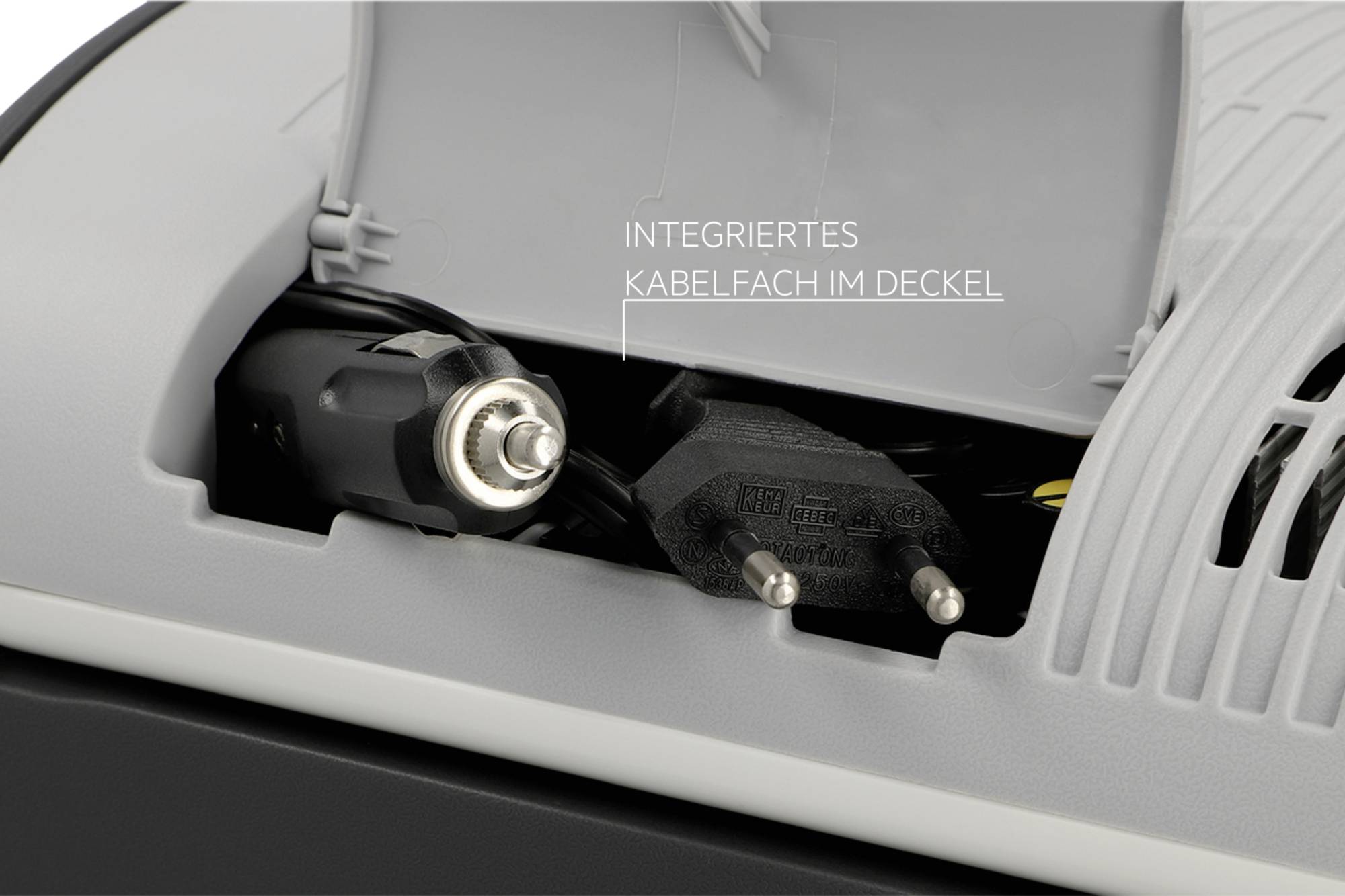 AEG KK20 Kühlbox EEK: D (A - G) Thermoelektrisch Schwarz, Grau 20 °C unter Umgebungstemperatur