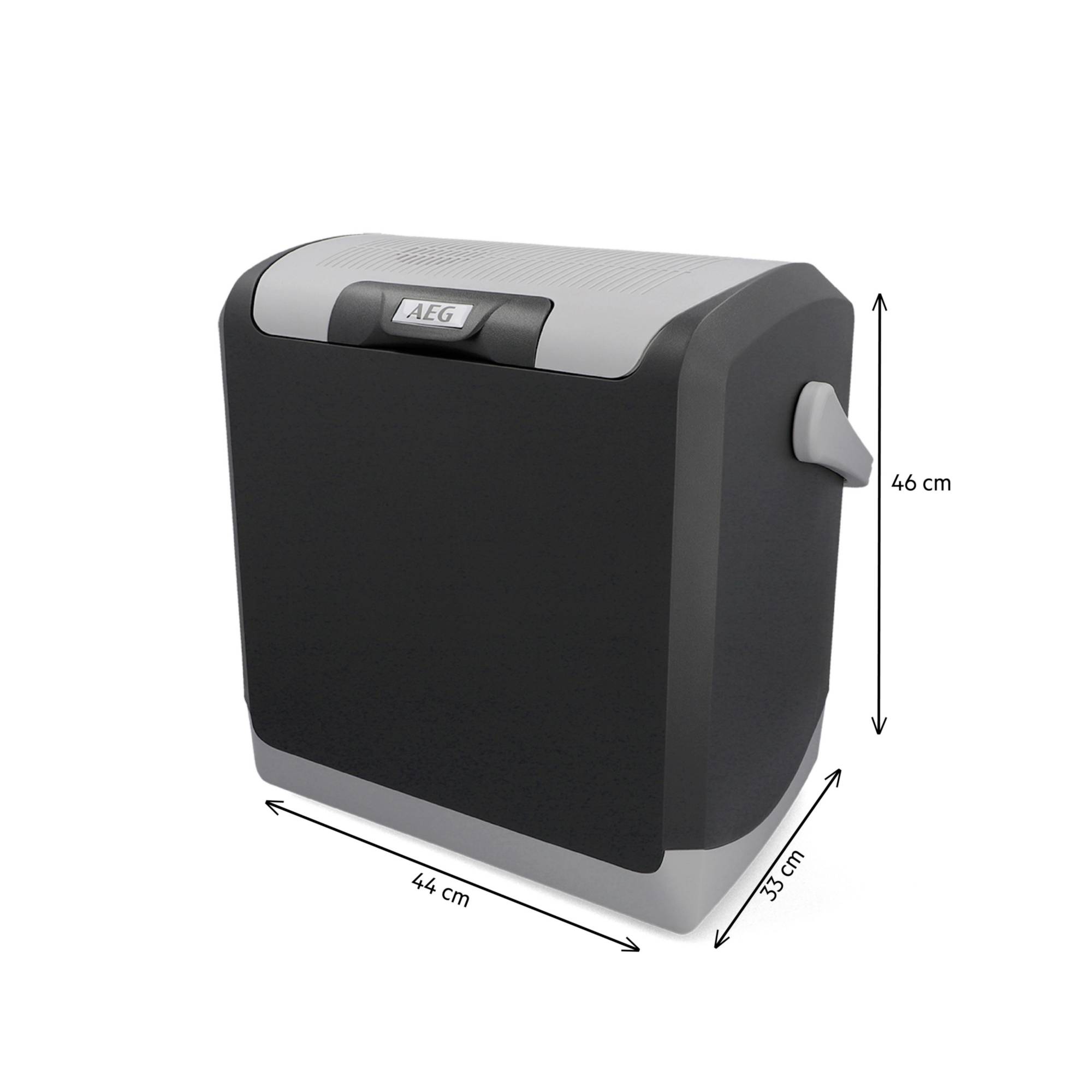 AEG KK20 Kühlbox EEK: D (A - G) Thermoelektrisch Schwarz, Grau 20°C unter Umgebungstemperatur