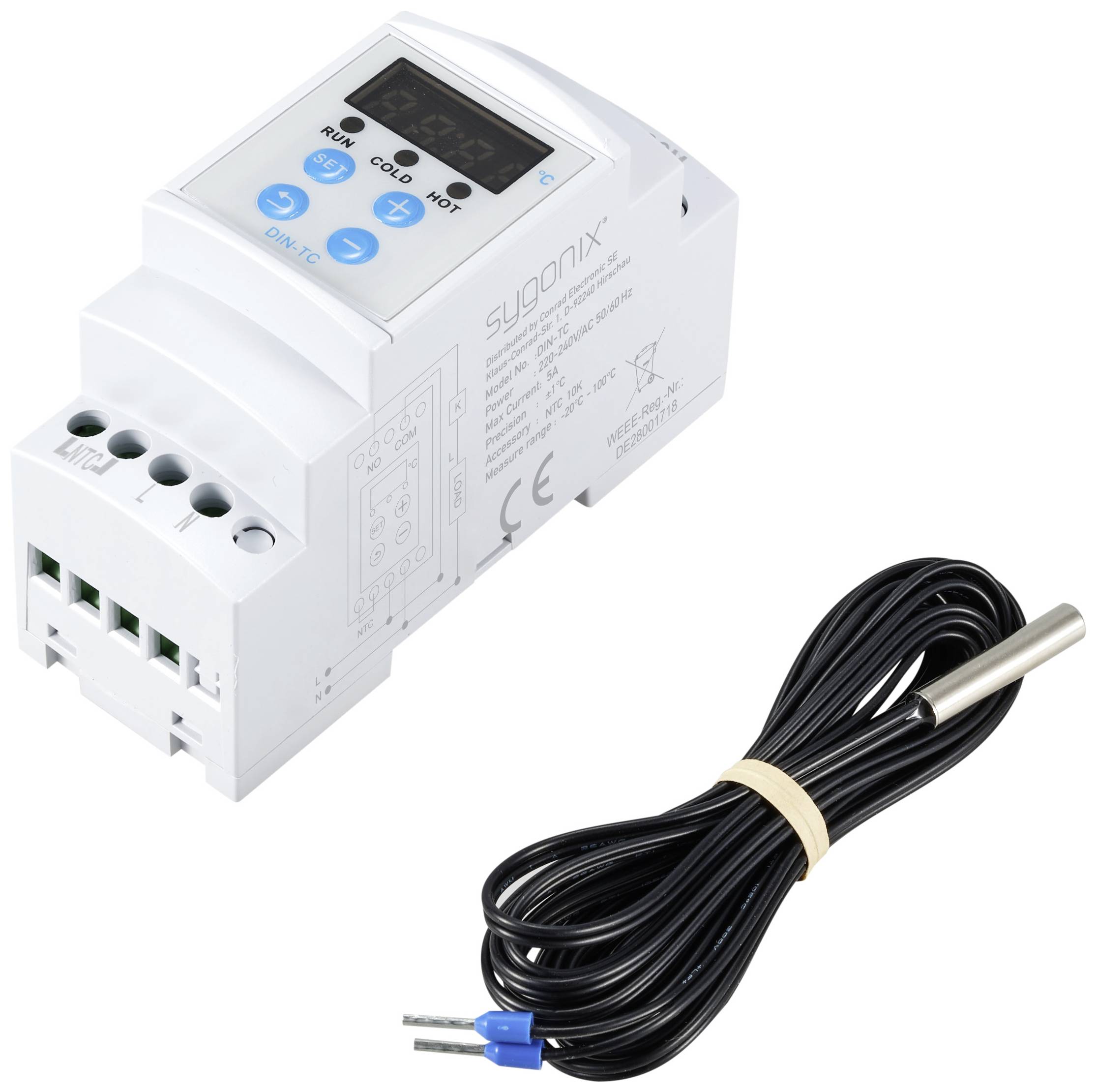 Sygonix Temperaturschalter -20 - 100°C