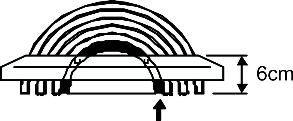 BJZ A-9709 ESD Fußstütze (B x H x T) 540 x 120 x 350mm Schwarz