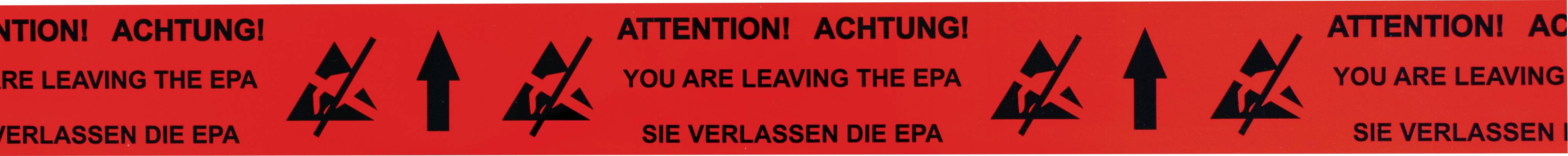 BJZ ESD-Bodenmarkierungsband 15m Rot (L x B) 15m x 70mm A-7357selbstklebend