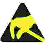 BJZ ESD-Logo 2000 St. Schwarz/Gelb (L x B) 6 mm x 6 mm selbstklebend
