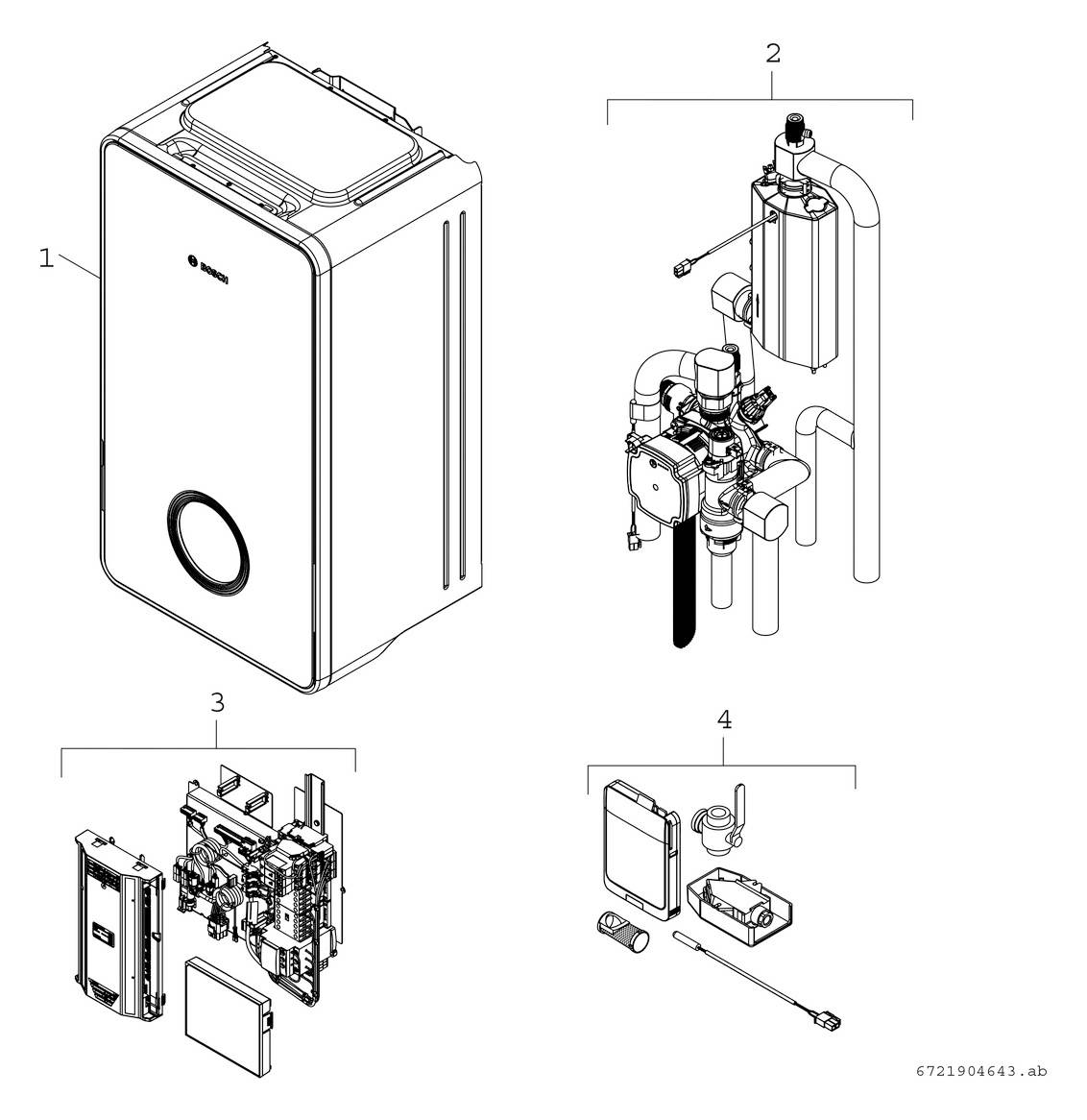 Bosch 8738212420 CS6800iAW 12 E Luft-Wasser-Wärmepumpe Energieeffizienzklasse n.rel