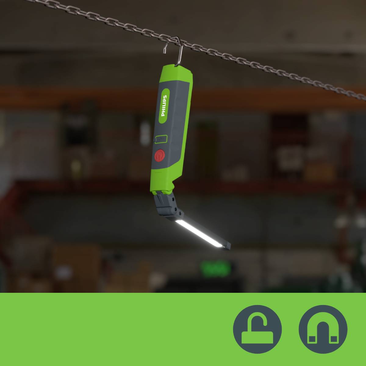 Philips Automotive X30SLIMX1 Xperion 3000 Slim LED Arbeitsleuchte akkubetrieben 5W 500lm