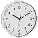 Horloge murale TFA Dostmann 60.3550.02 radiopiloté(e) 24.5 cm x 4.2 cm blanc