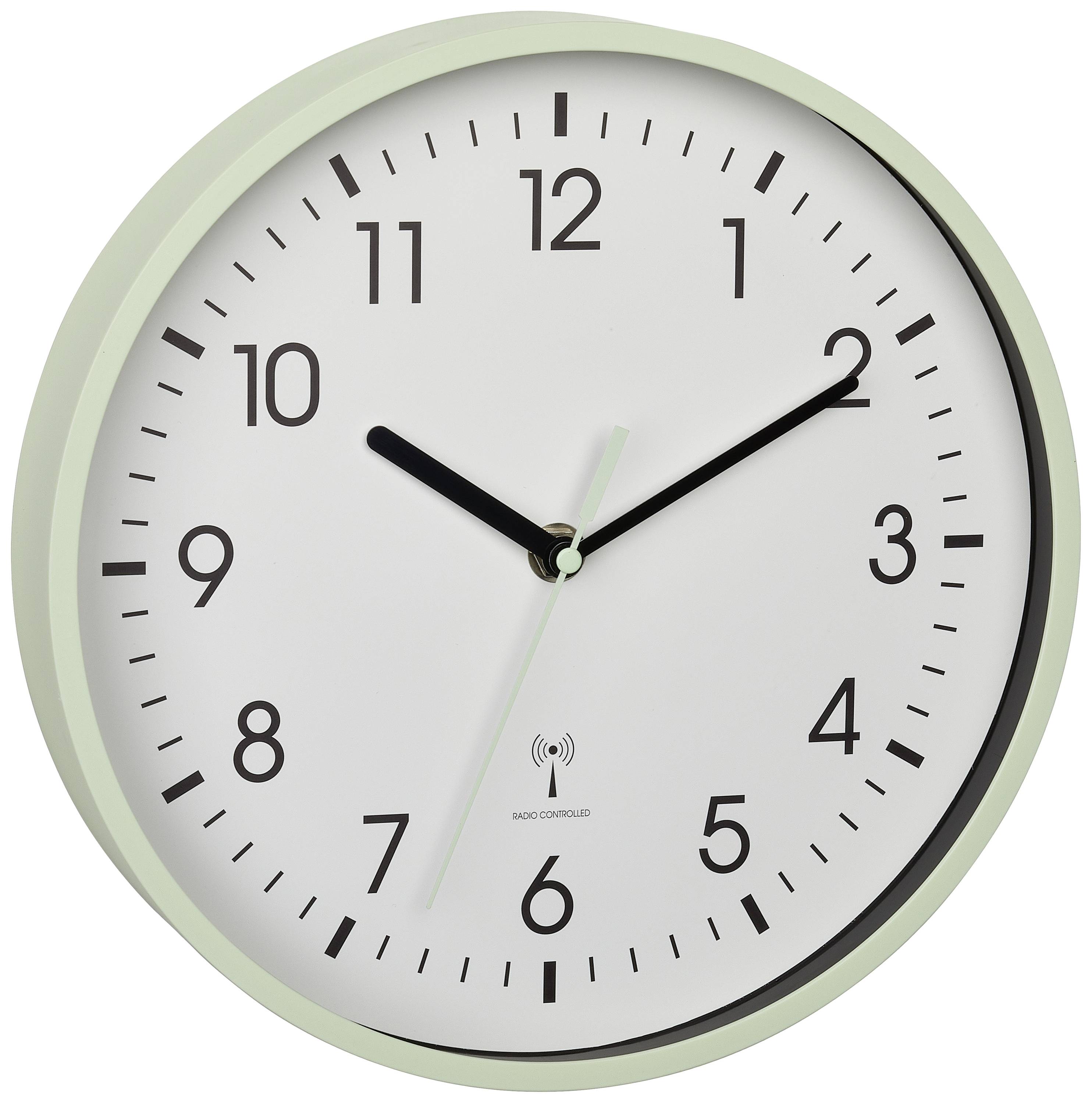 TFA Dostmann 60.3550.04 Funk Wanduhr 24.5cm x 4.2cm Mint