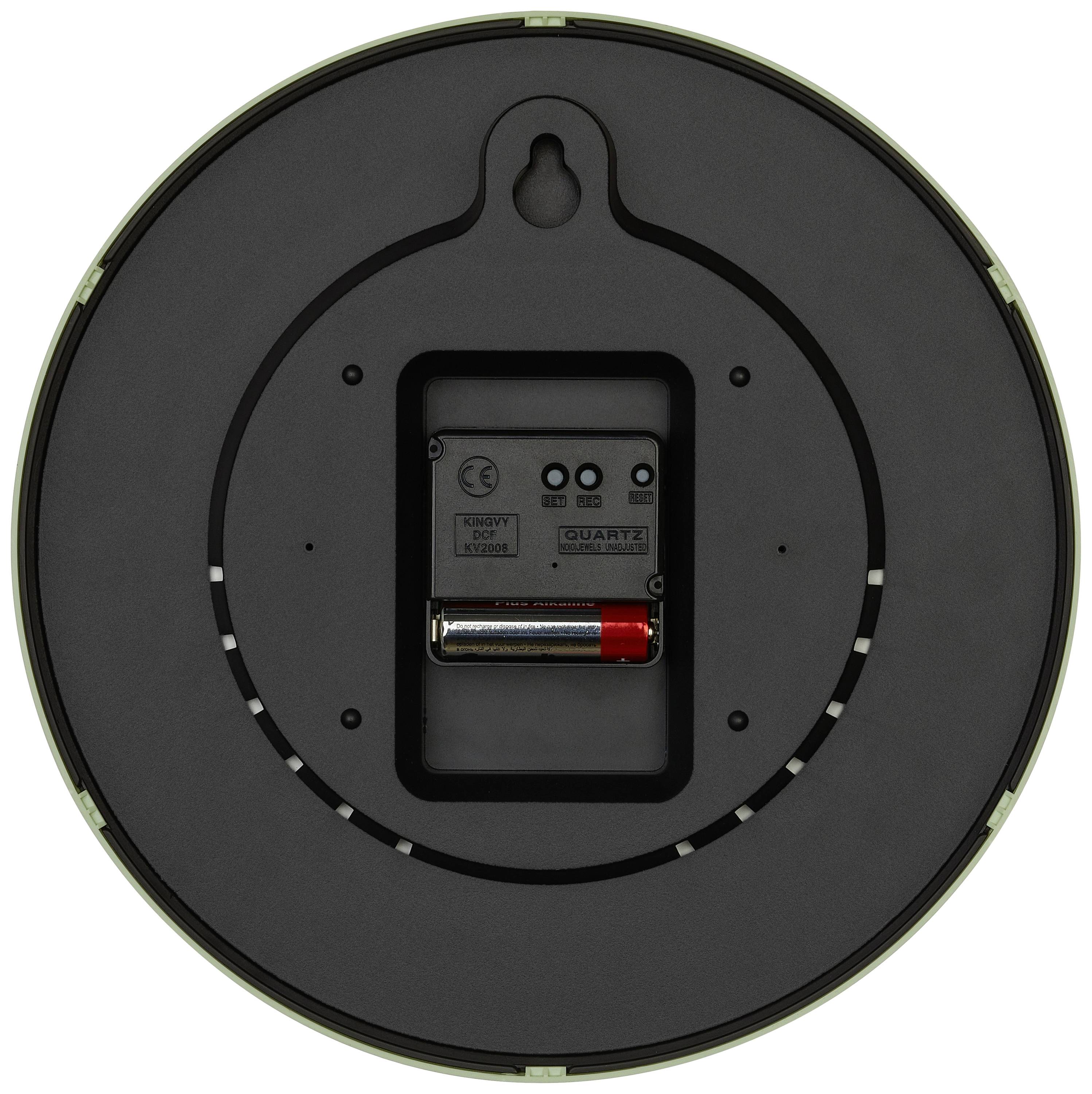 TFA Dostmann 60.3550.04 Funk Wanduhr 24.5cm x 4.2cm Mint