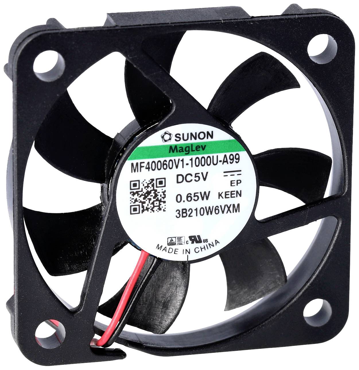 Sunon MF40060V2-1000U-A99 Axiallüfter 5 V/DC 9.34 m³/h (L x B x H) 6 x 40 x 40 mm