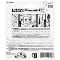 Tesa Black Hooks L Powerstrips Klebehaken Large Eckig (B x H) 20mm x 50mm Schwarz Inhalt: 2St. Tesa Black Hooks L Powerstrips Klebehaken Large Eckig (B x H) 20mm x 50mm Schwarz Inhalt: 2St.