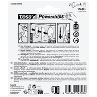 Tesa Black Hooks S Powerstrips Klebehaken Small Eckig (B x H) 14mm x 34mm Schwarz Inhalt: 3St. Tesa Black Hooks S Powerstrips Klebehaken Small Eckig (B x H) 14mm x 34mm Schwarz Inhalt: 3St.