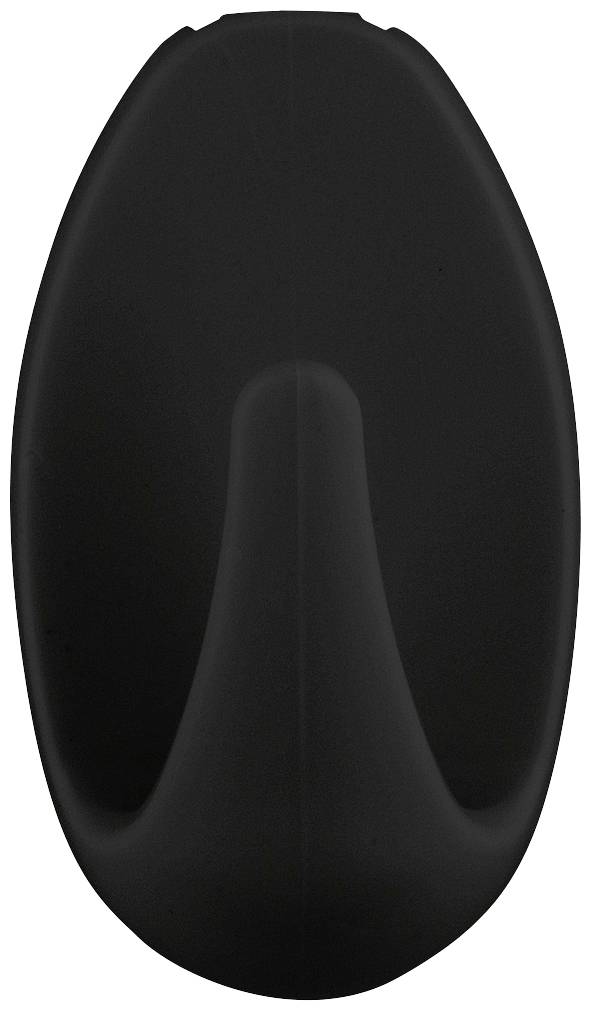 Tesa Black Hooks S Powerstrips Klebehaken Small Oval (B x H) 14mm x 34mm Schwarz Inhalt: 3St.