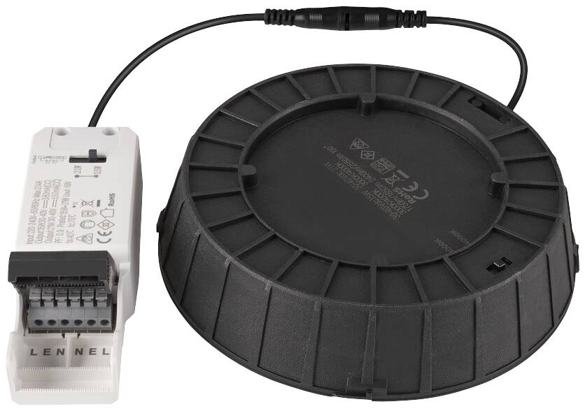 SLV 1007510 Downlight V 200 LED-Einbauleuchte LED 21W Schwarz