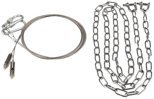 SLV HB 1007676 Abhängungsset Edelstahl