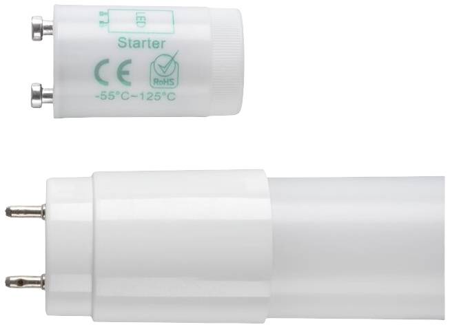 SLV LED-Röhre EEK: E (A - G) G13 T8 24 W Neutralweiß (Ø x L) 28 mm x 1510 mm 1 St.