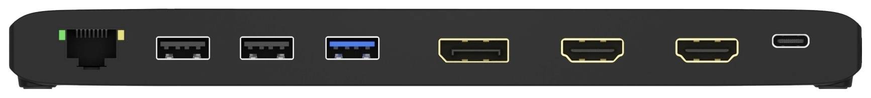 ICY BOX USB-C® Dockingstation IB-DK2116-C Passend für Marke Dockingstations: Universal inkl. Ladefunktion, integrierter