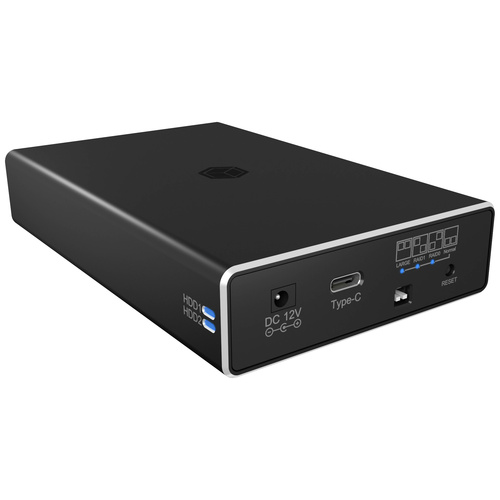 ICY BOX 61028 6.35 cm (2.5 Zoll)-Festplattengehäuse 2.5 Zoll USB-C® USB 3.2 (Gen 2)