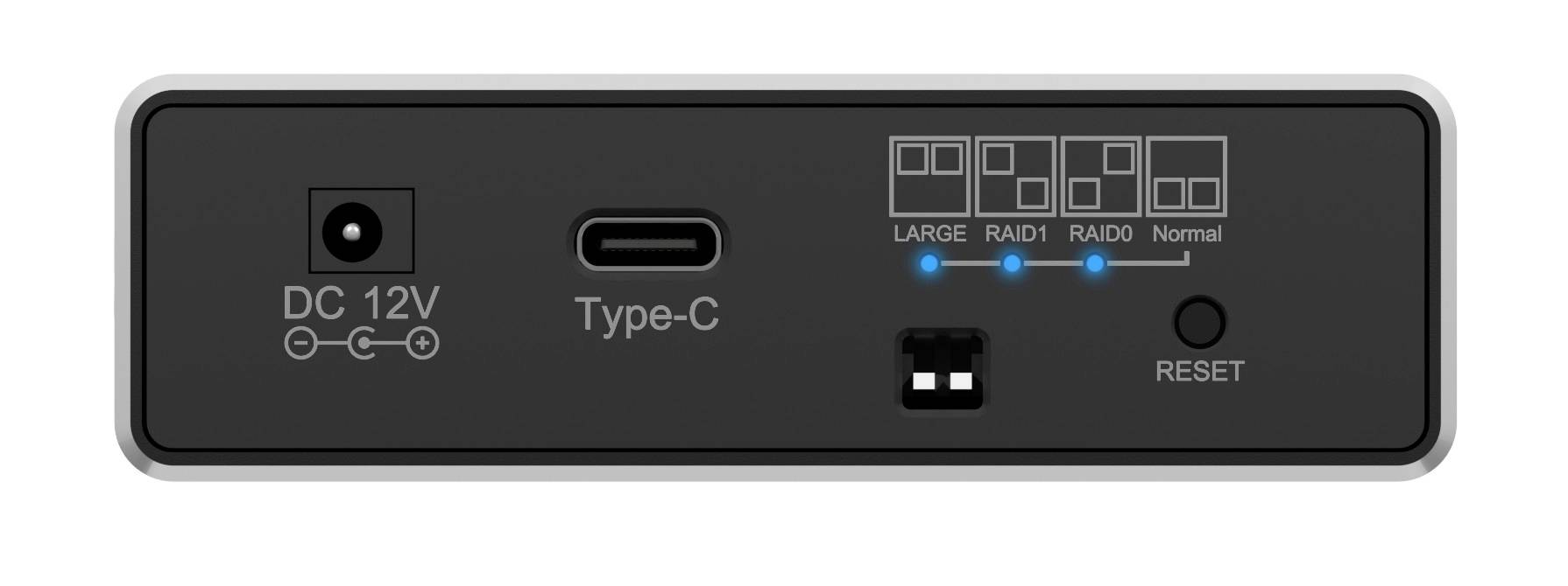 ICY BOX 61028 6.35 cm (2.5 Zoll)-Festplattengehäuse 2.5 Zoll USB-C® (USB 3.2 Gen 2)